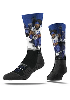 Ezekiel Elliott Dallas Cowboys Super Hero Mens Crew Socks