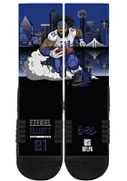 Ezekiel Elliott Dallas Cowboys Super Hero Mens Crew Socks