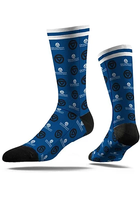 Grand Valley State Lakers Step and Repeat Mens Dress Socks