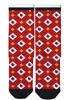 Louisville Cardinals Repeat Mens Argyle Socks