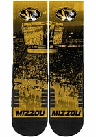 Missouri Tigers Strideline Basketball Court Mens Crew Socks