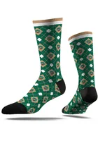 Ohio Bobcats Repeat Mens Argyle Socks