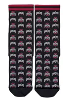 Ohio State Buckeyes Step and Repeat Mens Dress Socks