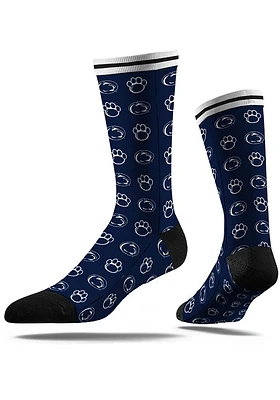 Penn State Nittany Lions Step and Repeat Mens Dress Socks