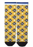 Pitt Panthers Repeat Argyle Design Mens Argyle Socks