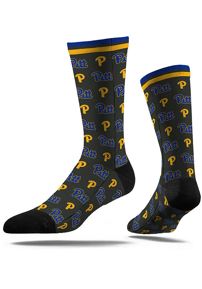 Pitt Panthers Step and Repeat Mens Dress Socks