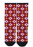 Temple Owls Repeat Mens Argyle Socks