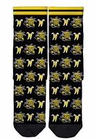 Wichita State Shockers Step and Repeat Mens Dress Socks