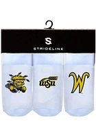 Strideline Wichita State Shockers 3PK Baby Quarter Socks