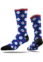Kansas Jayhawks Repeat Mens Argyle Socks