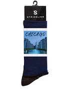 Chicago Strideline Riverwalk Mens Crew Socks
