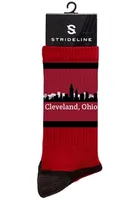 Cleveland Strideline City Skyline Mens Crew Socks