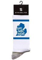 Michigan Strideline Home Sweet Home Mens Crew Socks