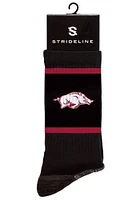 Arkansas Razorbacks Strideline Team Logo Mens Crew Socks