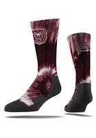 Missouri State Bears Strideline Die Dye Mens Crew Socks