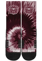Missouri State Bears Strideline Die Dye Mens Crew Socks