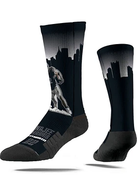 Najee Harris Pittsburgh Steelers Superhero Mens Crew Socks
