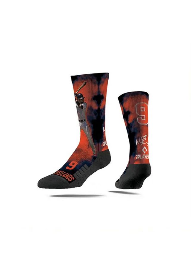 Nick Castellanos Cincinnati Reds Fog Mens Crew Socks