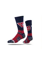 Dayton Flyers Strideline Colorblock Mens Crew Socks