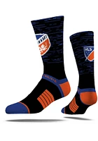 FC Cincinnati Strideline Colorblock Mens Crew Socks