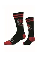 Miami RedHawks Strideline Fashion Logo Mens Crew Socks