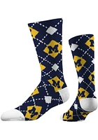 Michigan Wolverines Strideline Step and Repeat Mens Crew Socks