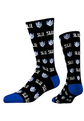 Saint Louis Billikens Strideline Step and Repeat Mens Crew Socks
