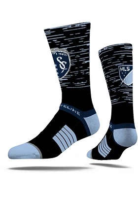 Sporting Kansas City Strideline Colorblock Mens Crew Socks