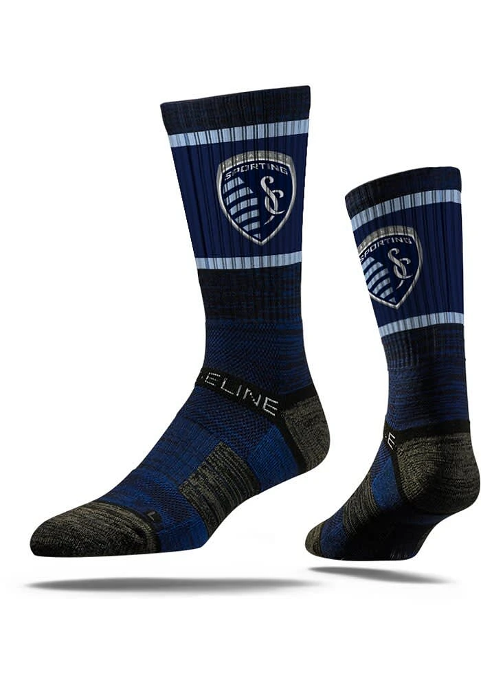 Sporting Kansas City Strideline Logo Fashion Mens Crew Socks