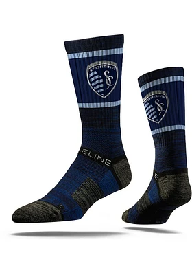 Sporting Kansas City Strideline Logo Fashion Mens Crew Socks