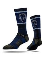 Sporting Kansas City Strideline Logo Fashion Mens Crew Socks
