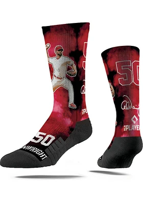 St Louis Cardinals Strideline Fog Mens Crew Socks