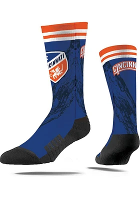 FC Cincinnati Strideline Kit Wear Mens Crew Socks