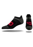 Strideline Dayton Flyers Primary Logo Mens No Show Socks