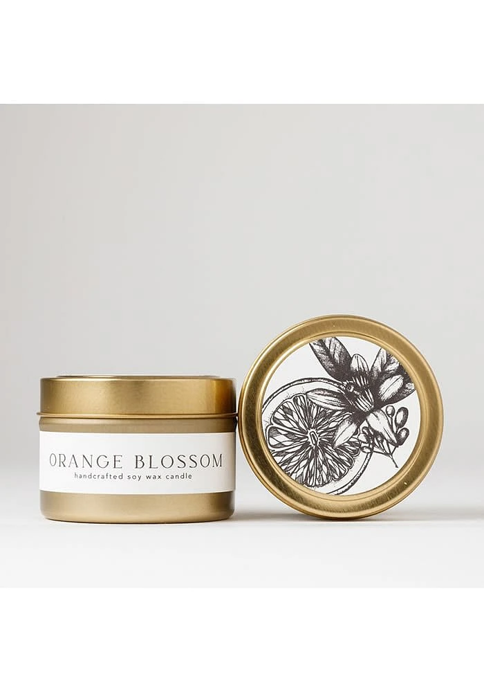 Kansas Orange Blossom White Candle