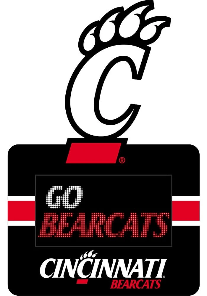 Cincinnati Bearcats LED Paw Marquee Sign