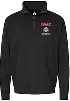 Cole Evans  Rally Ohio State Buckeyes Mens NIL Embroidered Long Sleeve Qtr Zip Pullover