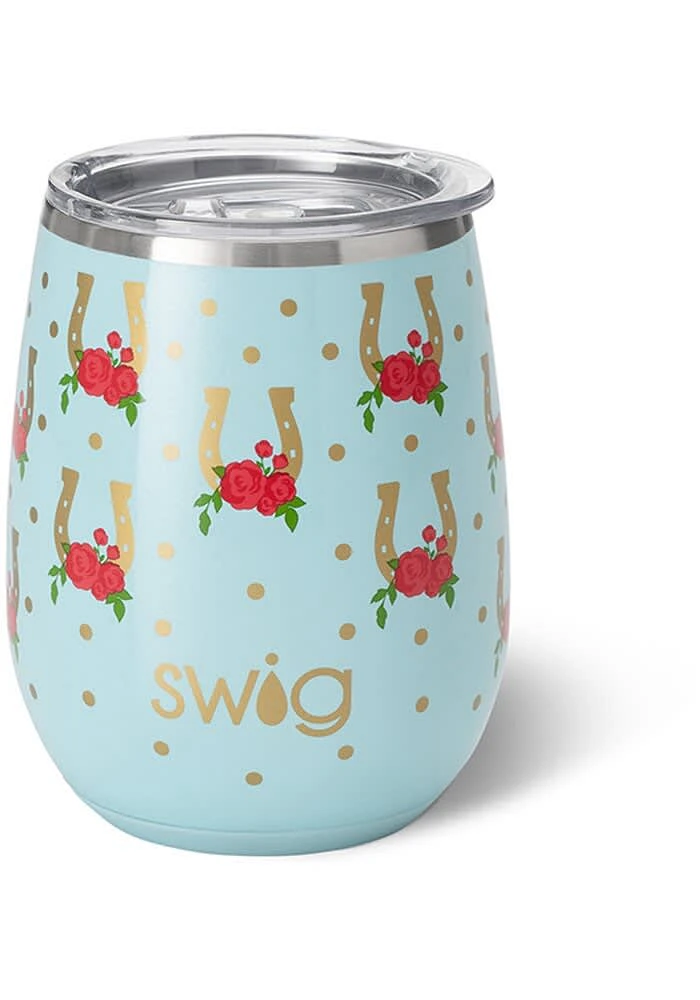 Kentucky Run for the Roses Stemless 14 oz Stainless Steel Stemless