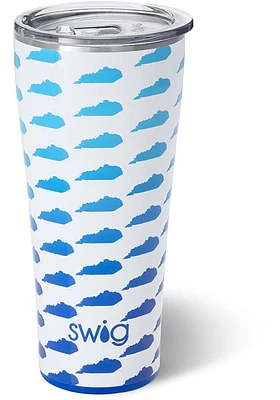 Kentucky Kentucky 32 oz Stainless Steel Tumbler - White
