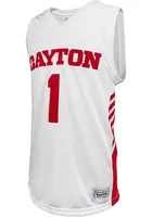 Obi Toppin  Original Retro Brand Dayton Flyers White College Classic Name and Number Jersey