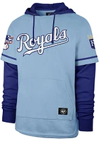 47 Kansas City Royals Mens Light Blue Trifecta Shortstop Fashion Hood