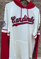 47 St Louis Cardinals Mens Ivory Trifecta Shortstop Fashion Hood