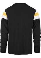 47 Pittsburgh Steelers Black FRANKLIN ROOTED Long Sleeve Fashion T Shirt