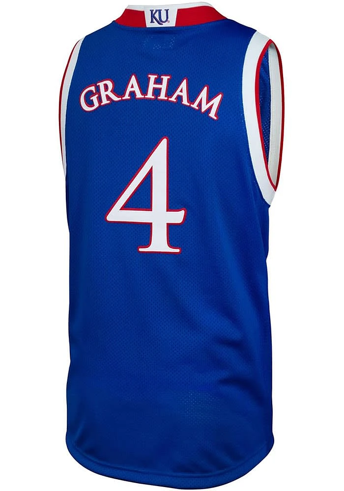 Devonte Graham Original Retro Brand Kansas Jayhawks College Classic Name and Number Jersey