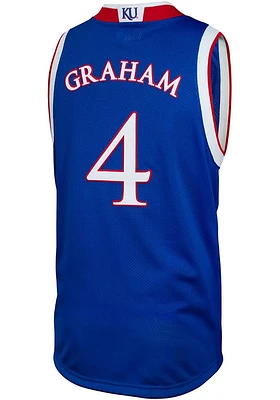 Devonte Graham Original Retro Brand Kansas Jayhawks College Classic Name and Number Jersey