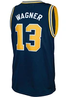 Moritz Wagner  Original Retro Brand Michigan Wolverines Blue College Classic Name and Number Jerse..