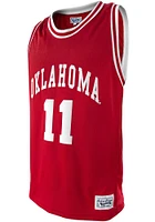 Trae Young  Original Retro Brand Oklahoma Sooners Crimson College Classic Name and Number Jersey