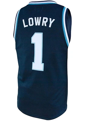 Kyle Lowry  Original Retro Brand Villanova Wildcats Navy Blue College Classic Name and Number Jers..