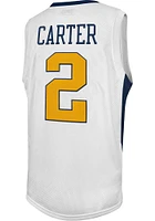 Jevon Carter  Original Retro Brand West Virginia Mountaineers White College Classic Name and Numbe..