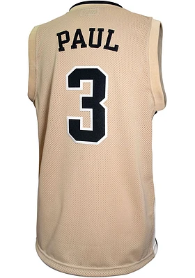 Chris Paul  Original Retro Brand Wake Forest Demon Deacons Gold College Classic Name and Number Je..